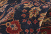 12 x 17 - Navy Blue Antique Persian Sarouk Rug - 79751