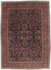 12 x 17 - Navy Blue Antique Persian Sarouk Rug - 79751