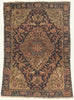 4 x 6 Navy Blue Antique Persian Farahan Rug 79752