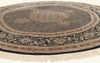 7 x 7 - Black Vintage Chinese Tabriz Rug - 79755