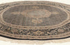 7 x 7 - Black Vintage Chinese Tabriz Rug - 79755