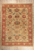 14 x 18 - Tan Vintage Persian Sultanabad Rug - 79756