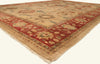 14 x 18 - Tan Vintage Persian Sultanabad Rug - 79756