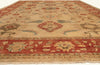 14 x 18 - Tan Vintage Persian Sultanabad Rug - 79756