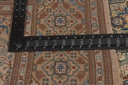 4 x 7 - Beige Vintage Persian Kashan Rug - 79763