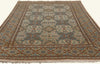 4 x 7 - Beige Vintage Persian Kashan Rug - 79763