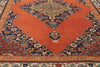4 x 6 - Orange Vintage Romanian Tabriz Rug - 79764