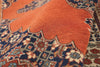 4 x 6 - Orange Vintage Romanian Tabriz Rug - 79764