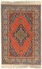 4 x 6 - Orange Vintage Romanian Tabriz Rug - 79764