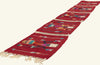 1 x 9 - Red Vintage Yeibichai Navajo Rug - 79766