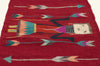 1 x 9 - Red Vintage Yeibichai Navajo Rug - 79766