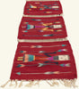 1 x 9 - Red Vintage Yeibichai Navajo Rug - 79766