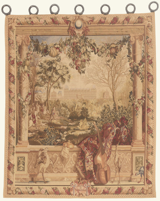 6 x 8 - Multicolor Vintage Chinese Aubusson Tapestry - 79767