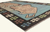 6 x 11 - Blue Vintage Pakistani Pictorial Kilim Rug - 79768