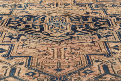 5 x 5 - Pink Vintage Persian Heriz Rug - 79770