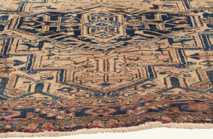 5 x 5 - Pink Vintage Persian Heriz Rug - 79770