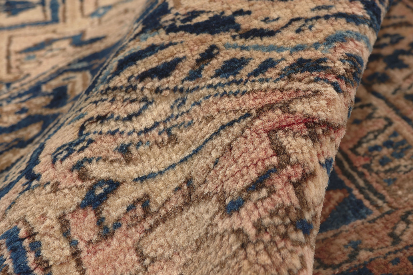5 x 5 - Pink Vintage Persian Heriz Rug - 79770