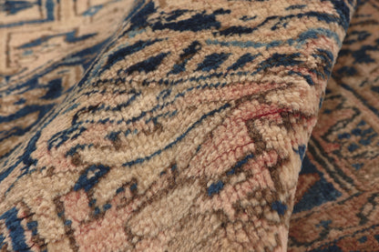 5 x 5 - Pink Vintage Persian Heriz Rug - 79770