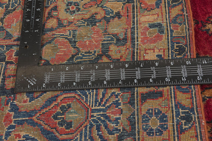 9 x 12 - Red Antique Persian Sarouk Rug - 79773