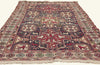 4 x 7 - Navy Blue Vintage Persian Soumak Rug - 79774