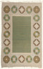 6 x 10 - Green Vintage Swedish Rollakan Rug - 79775