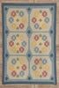 4 x 7 - Blue Vintage Swedish Rollakan Rug - 79776