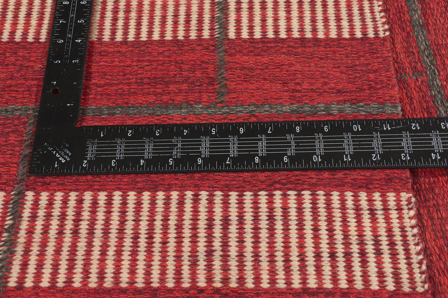 5 x 6 - Red Vintage Swedish Rollakan Rug - 79777