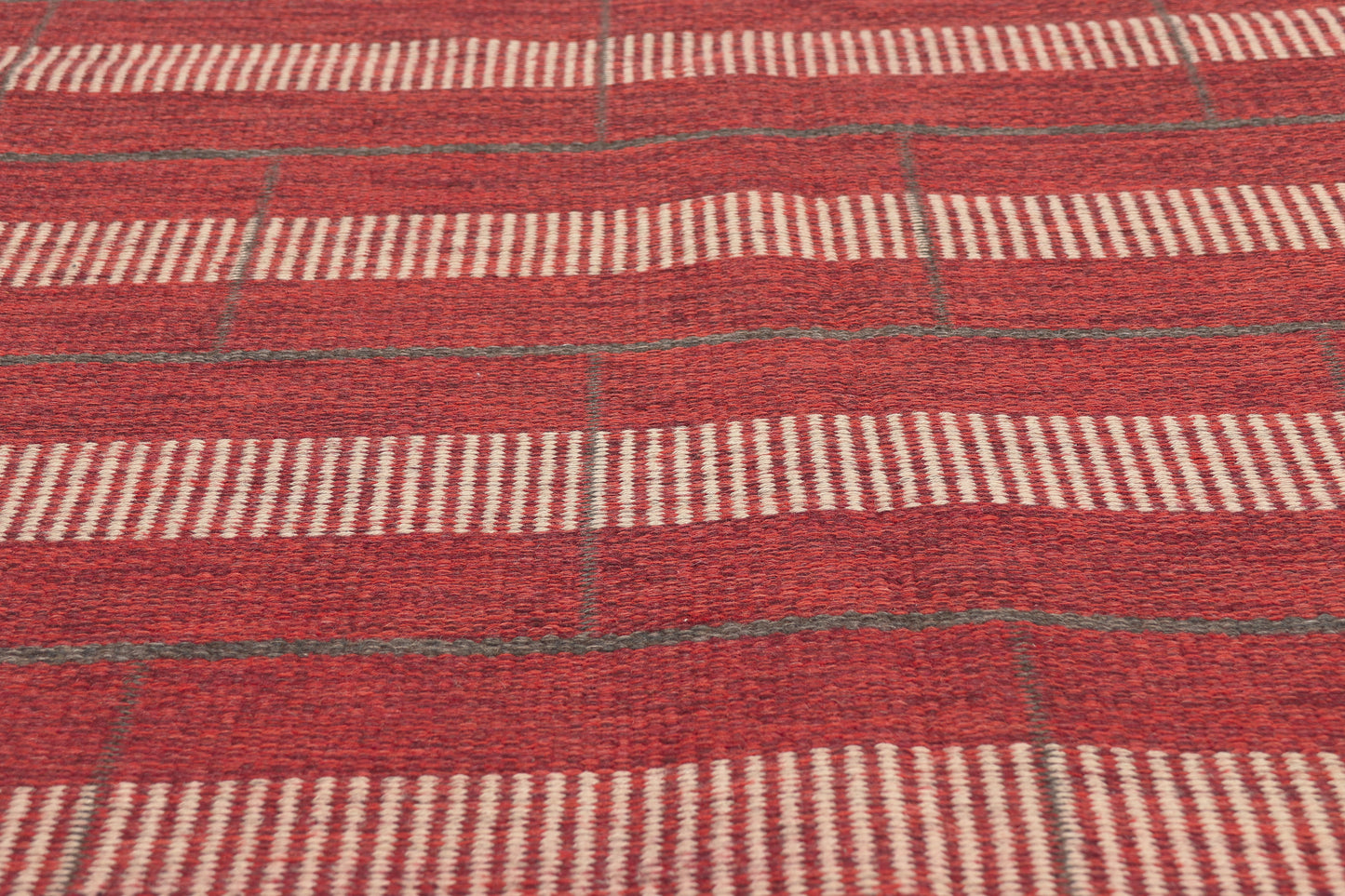 5 x 6 - Red Vintage Swedish Rollakan Rug - 79777