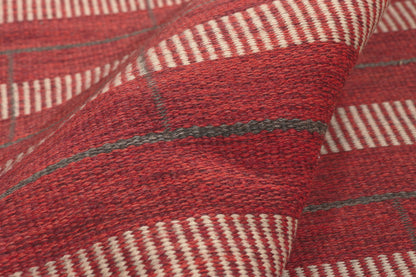 5 x 6 - Red Vintage Swedish Rollakan Rug - 79777