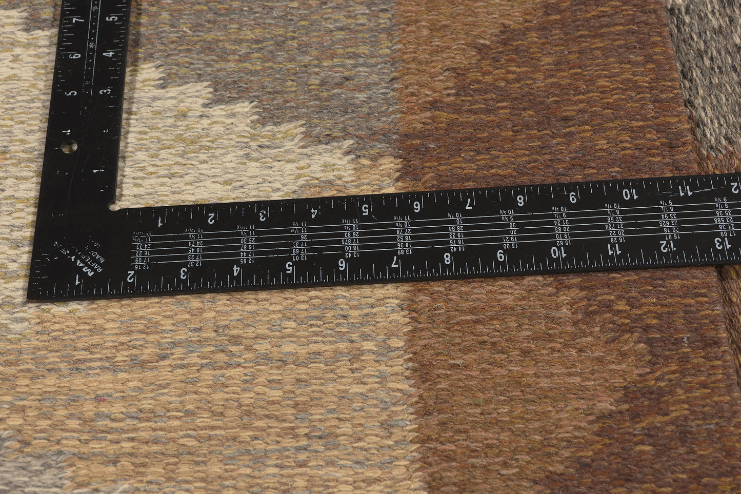 6 x 8 - Brown Vintage Swedish Rollakan Rug - 79778
