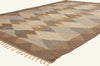 6 x 8 - Brown Vintage Swedish Rollakan Rug - 79778