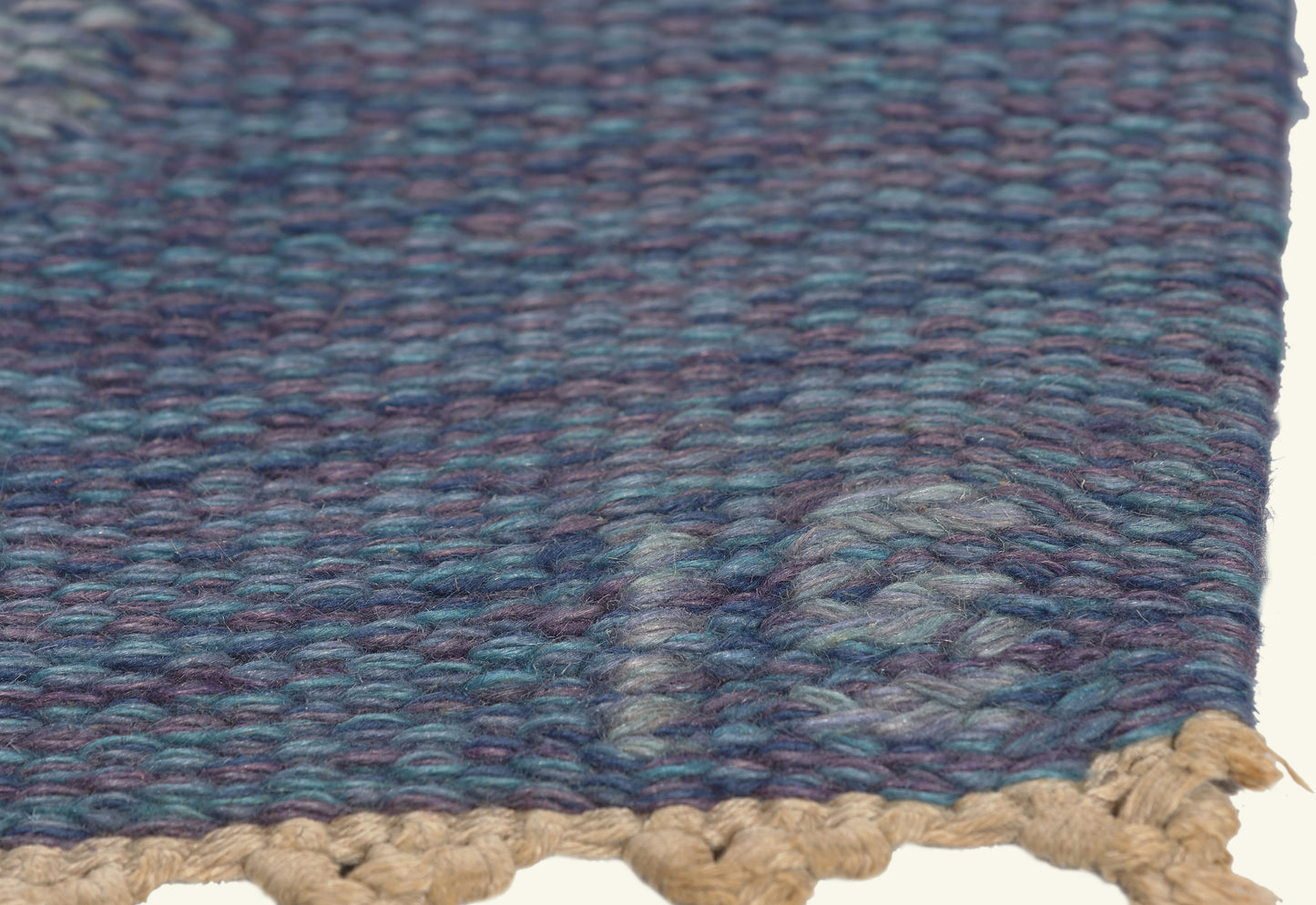 5 x 8 - Blue Vintage Swedish Rollakan Rug - 79779