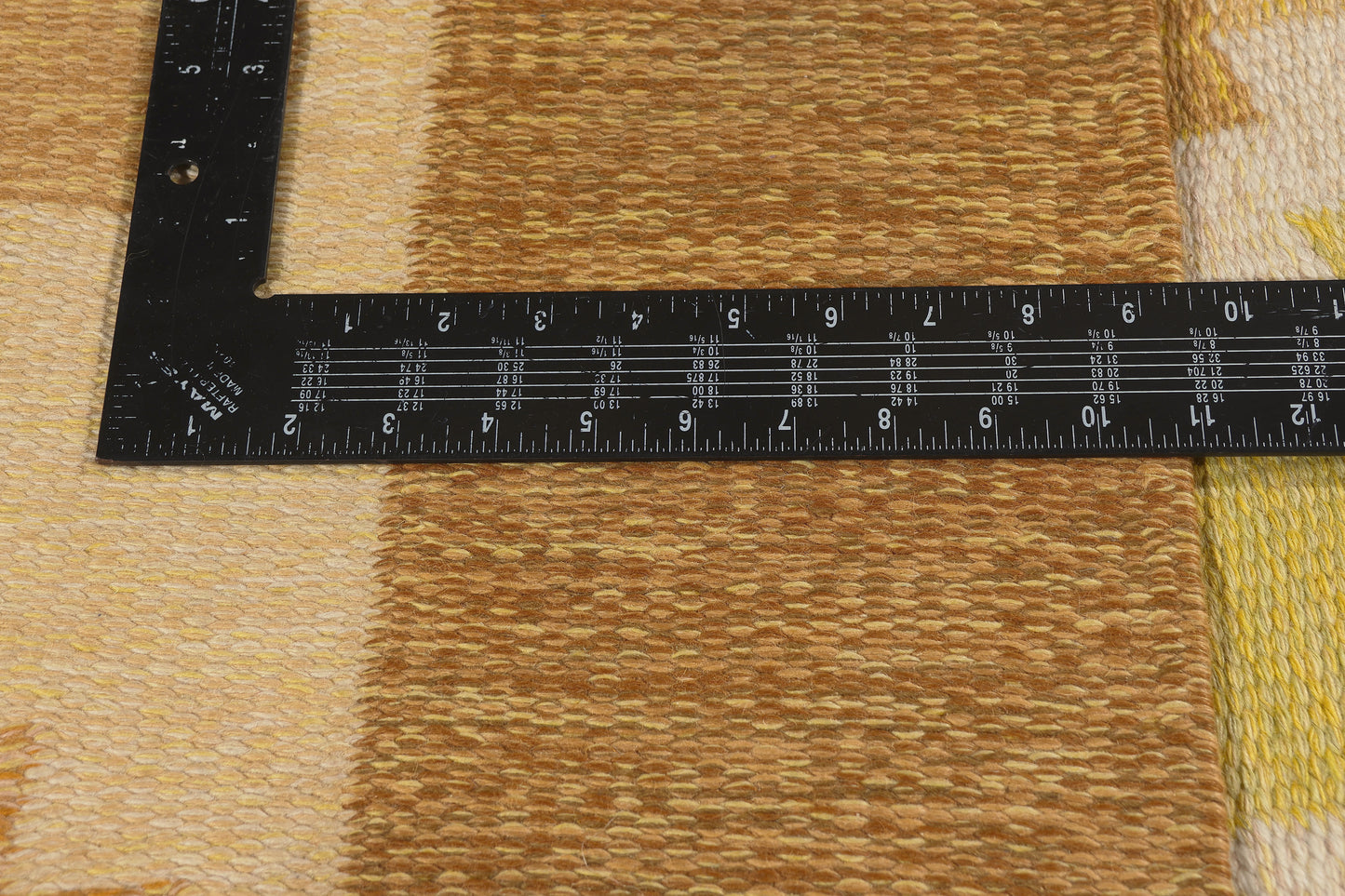 6 x 10 - Yellow Vintage Swedish Rollakan Rug - 79780