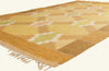 6 x 10 - Yellow Vintage Swedish Rollakan Rug - 79780