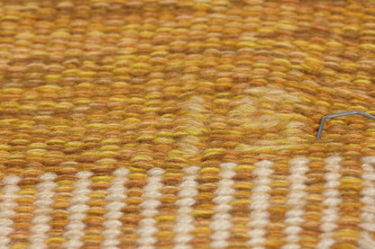 6 x 10 - Yellow Vintage Swedish Rollakan Rug - 79780
