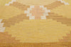 6 x 10 - Yellow Vintage Swedish Rollakan Rug - 79780