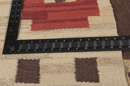 5 x 9 - Brown Vintage Swedish Rollakan Rug - 79781