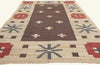 5 x 9 - Brown Vintage Swedish Rollakan Rug - 79781