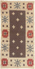5 x 9 - Brown Vintage Swedish Rollakan Rug - 79781