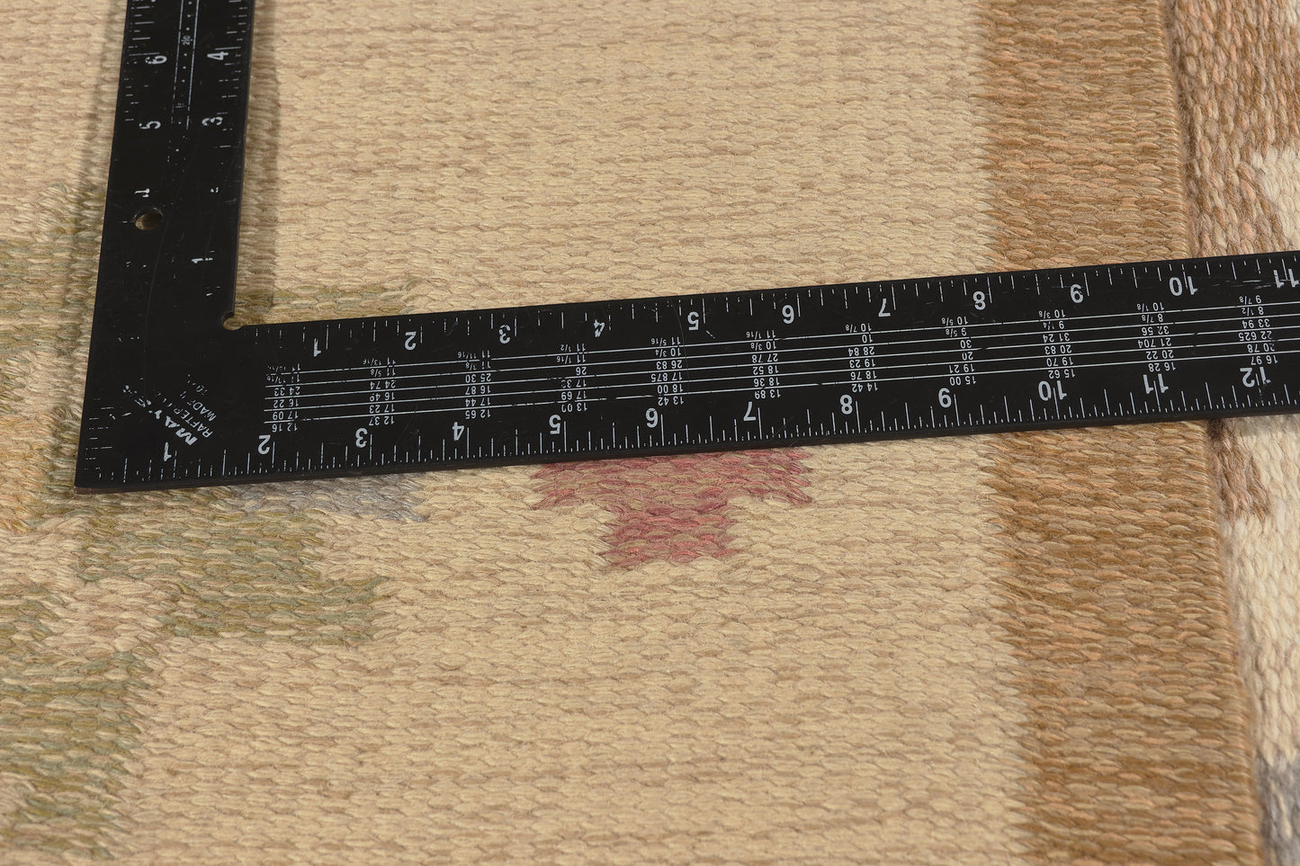 5 x 7 - Ivory Vintage Swedish Rollakan Rug - 79783