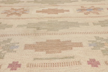 5 x 7 - Ivory Vintage Swedish Rollakan Rug - 79783