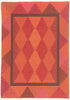 5 x 7 - Red Vintage Swedish Rollakan Rug - 79784