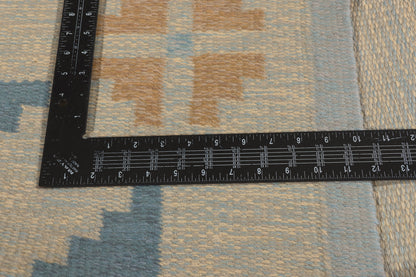 5 x 7 - Blue Vintage Swedish Rollakan Rug - 79785