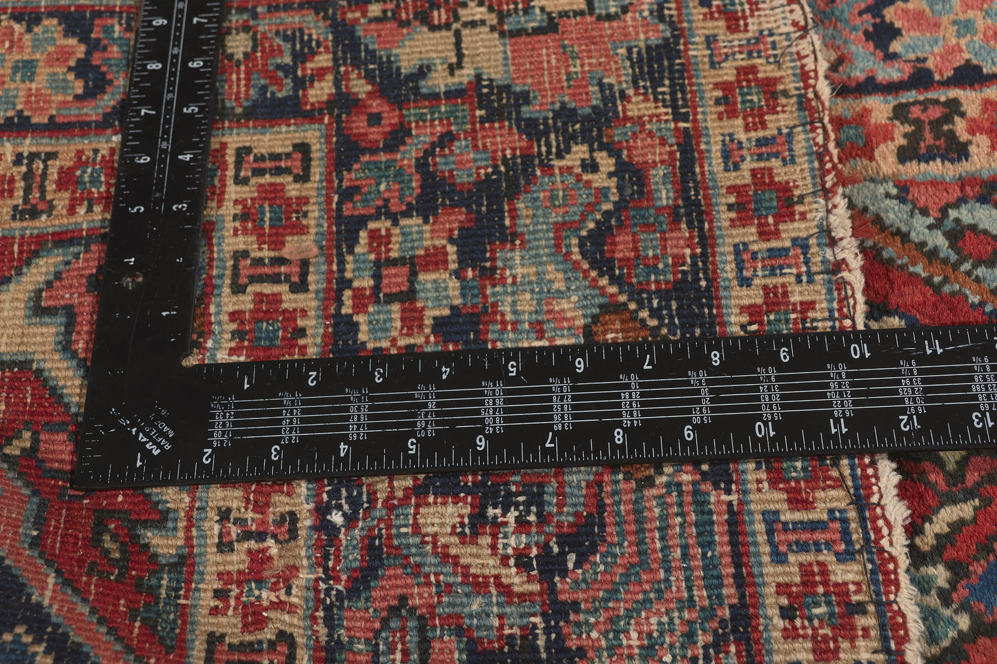 3 x 6 - Red Antique Persian Heriz Rug - 79786
