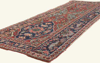 3 x 6 - Red Antique Persian Heriz Rug - 79786