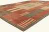 8 x 11 - Rust Modern Tibetan Rug - 79787