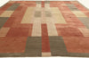 8 x 11 - Rust Modern Tibetan Rug - 79787