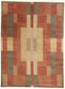 8 x 11 - Rust Modern Tibetan Rug - 79787