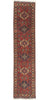 3 x 12 - Red Vintage Afghan Rug - 79789