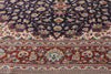 3 x 5 - Navy Blue Vintage Persian Qum Rug - 79792